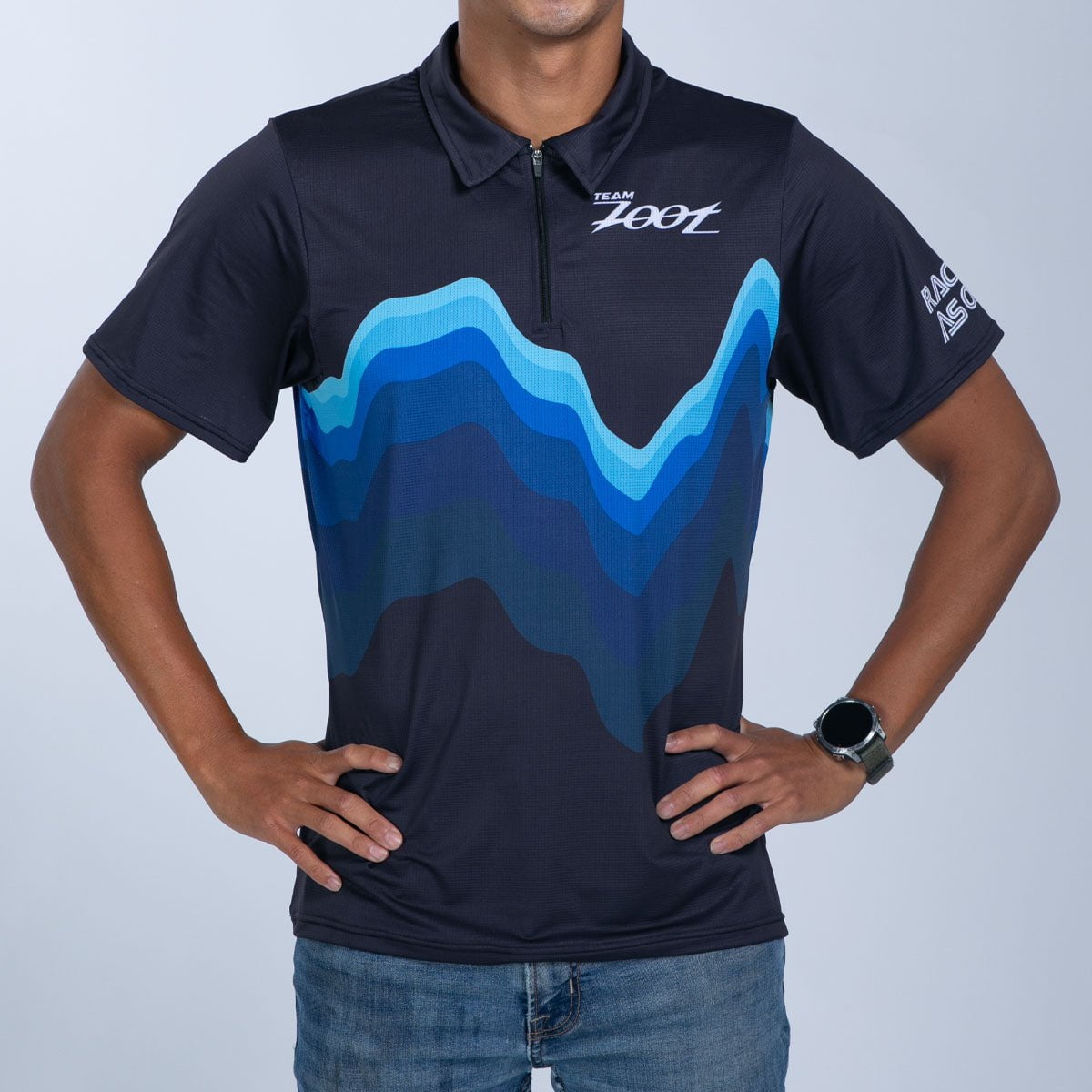 Team Zoot LIFESTYLE Men's Ltd Zip Polo Shirt - Team Zoot 2025