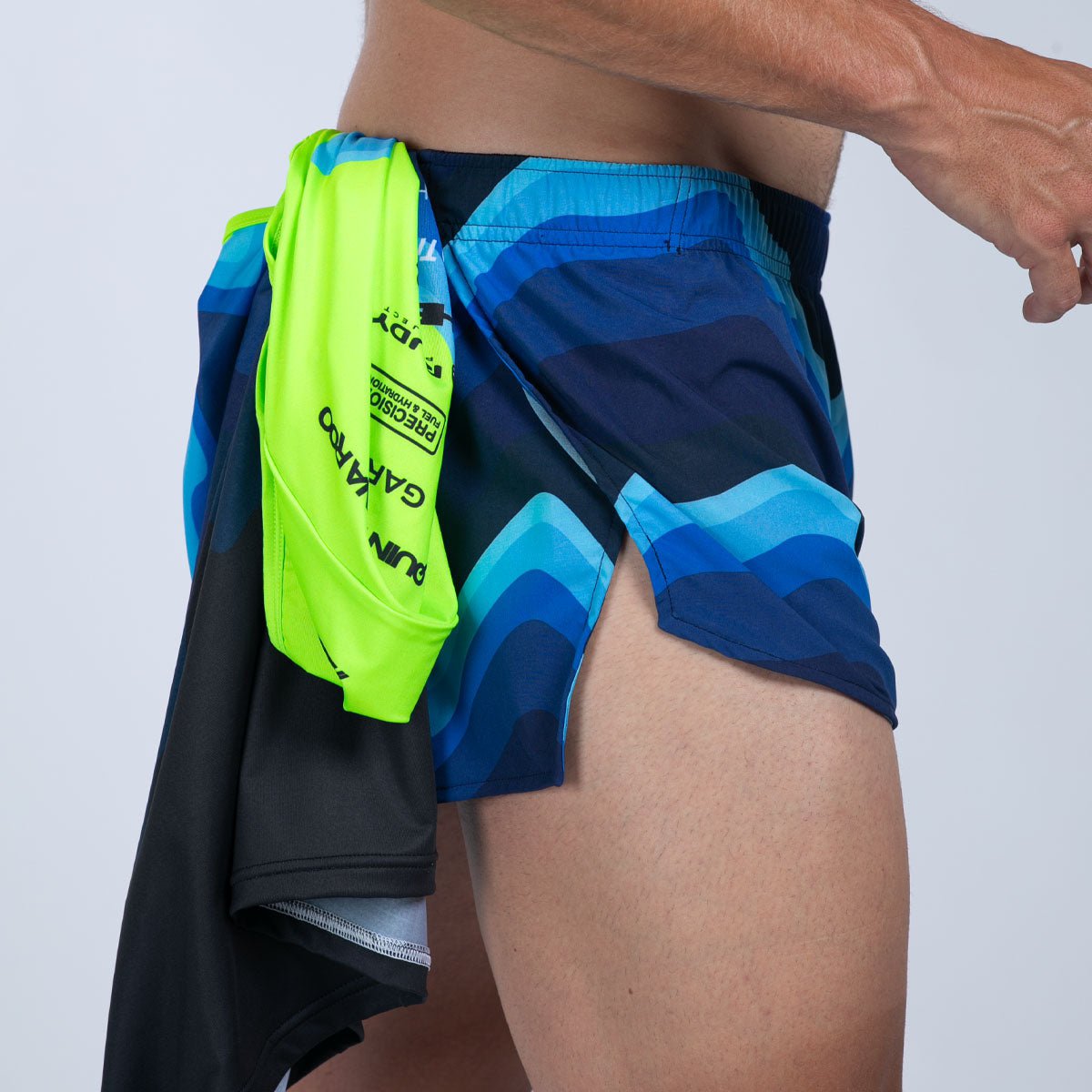 Team Zoot RUN BOTTOMS Men's Ltd Run 2" Short - Blue Wave