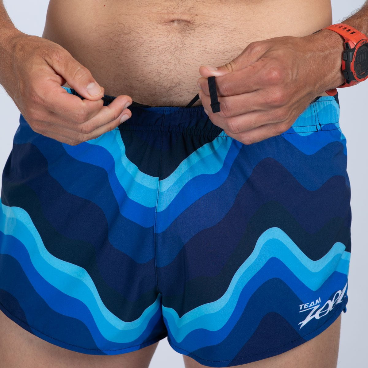 Team Zoot RUN BOTTOMS Men's Ltd Run 2" Short - Blue Wave