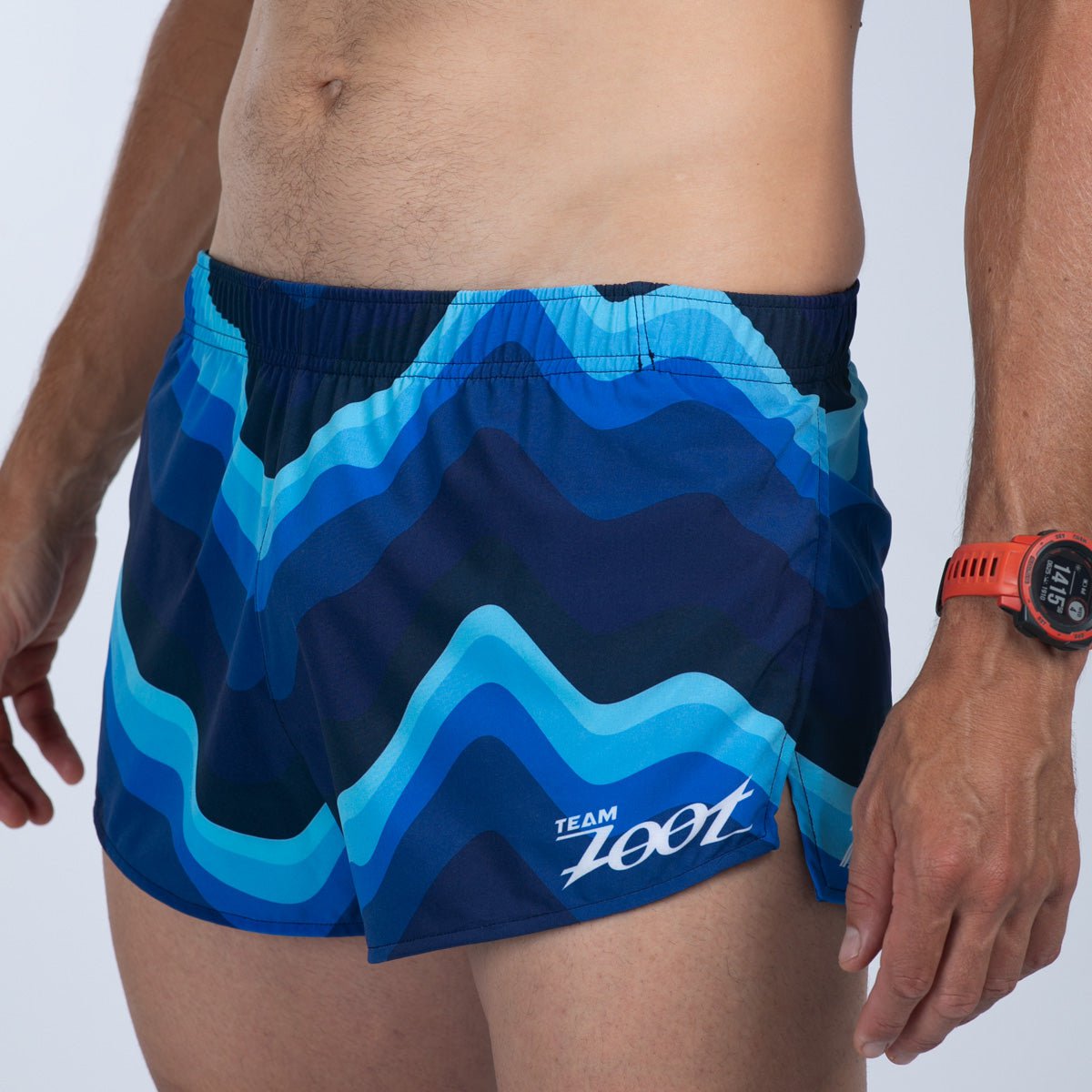 Team Zoot RUN BOTTOMS Men's Ltd Run 2" Short - Blue Wave