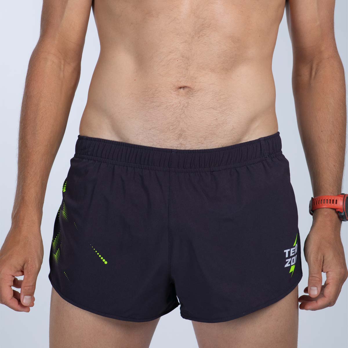 Team Zoot RUN BOTTOMS Men's Ltd Run 2" Short - Neon Sparkle