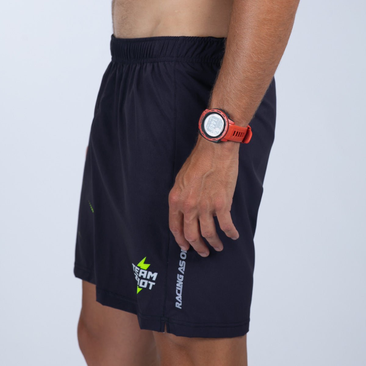 Team Zoot RUN BOTTOMS Men's Ltd Run 5" Short - Neon Sparkle