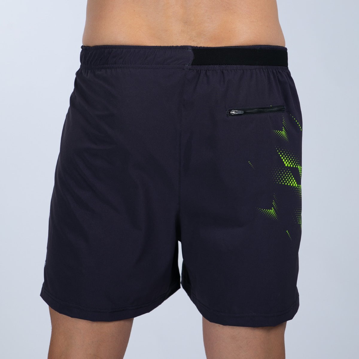 Team Zoot RUN BOTTOMS Men's Ltd Run 5" Short - Neon Sparkle