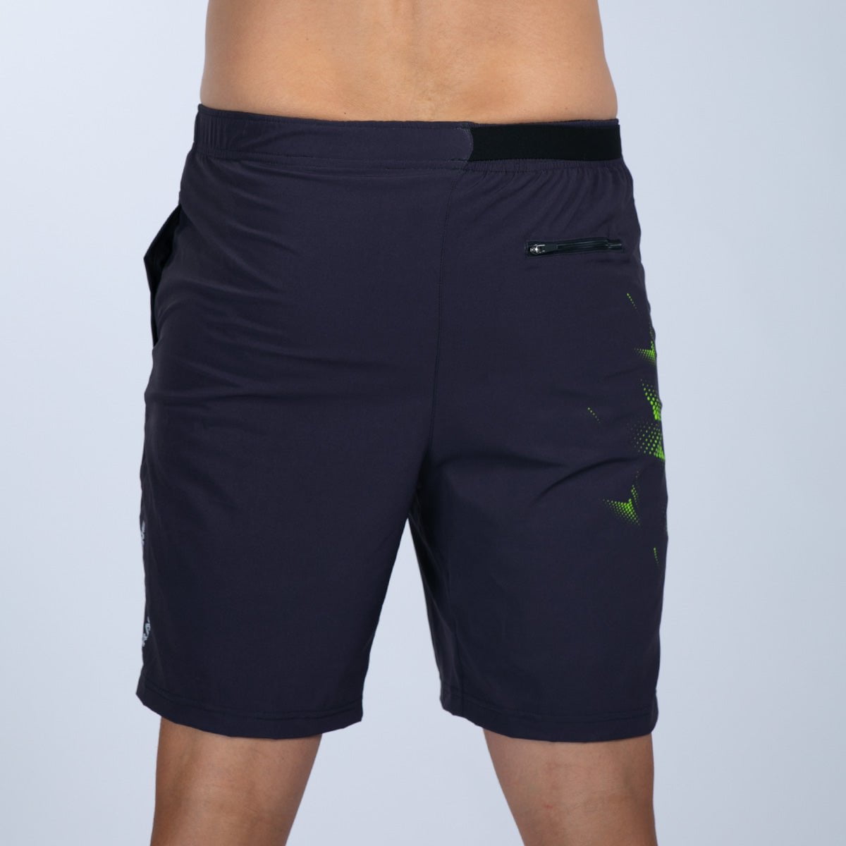 Team Zoot RUN BOTTOMS Men's Ltd Run 8" 2 in 1 Short - Neon Sparkle