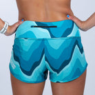 Team Zoot RUN BOTTOMS Women's Ltd Run 3" Short - Aqua Wave