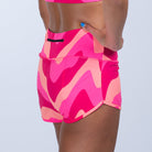 Team Zoot RUN BOTTOMS Women's Ltd Run 3" Short - Pink Wave
