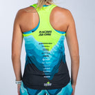 Team Zoot RUN SINGLET Women's Ltd Run Singlet - Aqua Wave