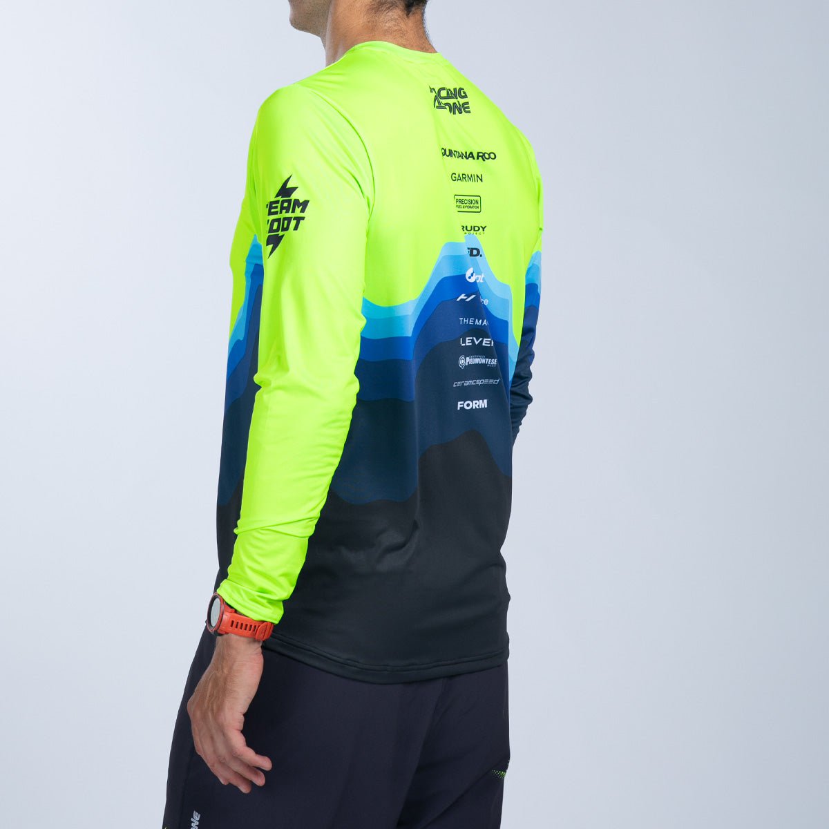 Team Zoot RUN TEE Men's Ltd Run Ls Tee - Blue Wave