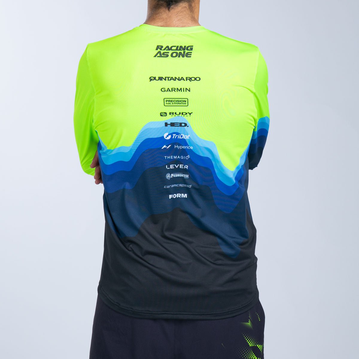 Team Zoot RUN TEE Men's Ltd Run Ls Tee - Blue Wave