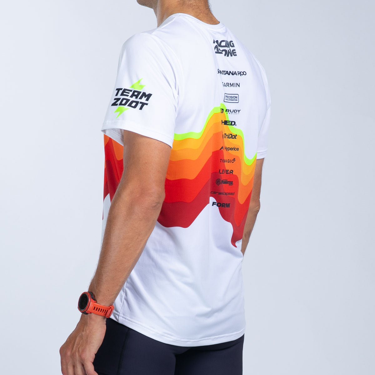 Team Zoot RUN TEE Men's Ltd Run Tee - Red Wave