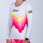 Team Zoot RUN TEE Women's Ltd Run Ls Tee - Pink Wave