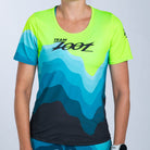 Team Zoot RUN TEE Women's Ltd Run Relaxed Fit Tee - Aqua Wave