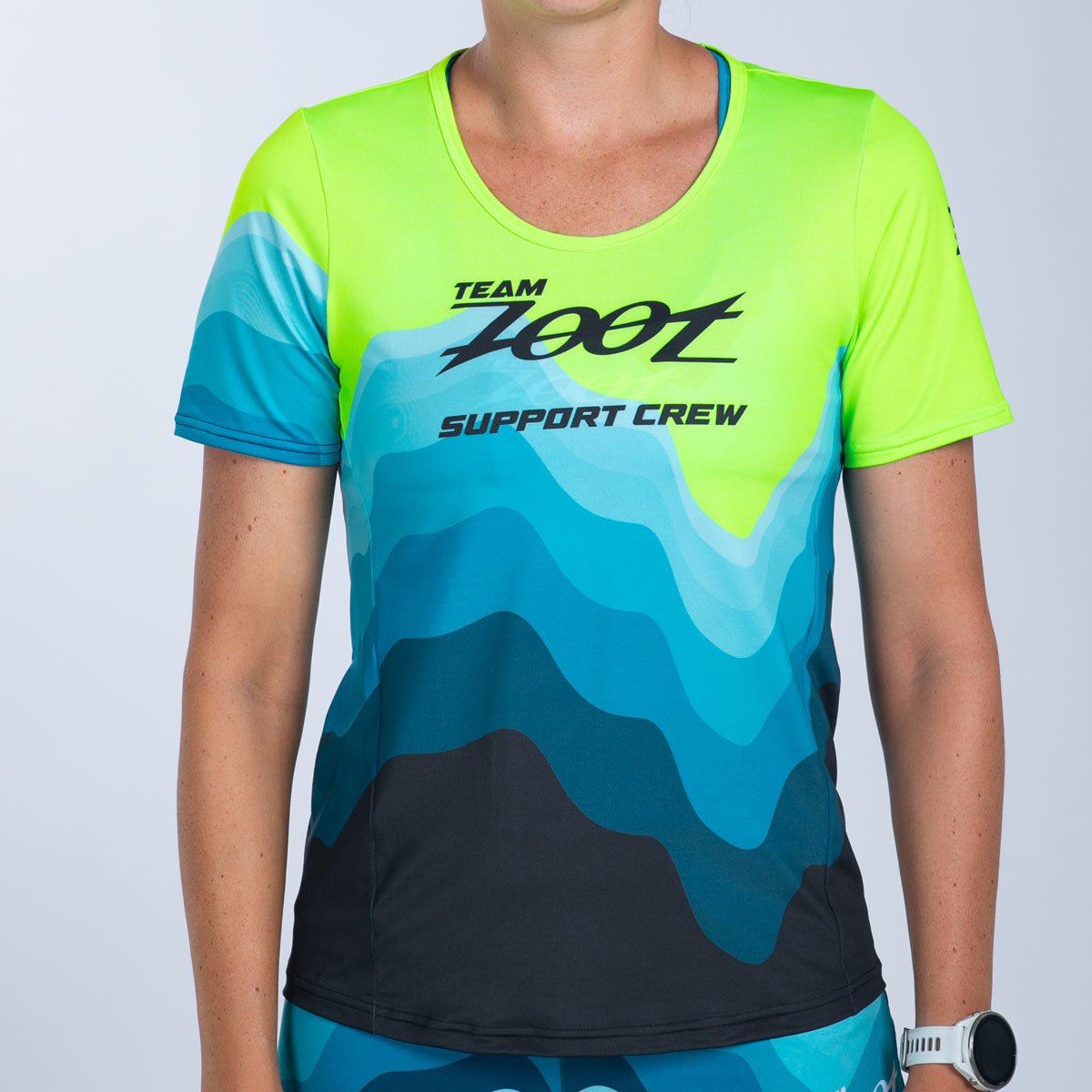 Team Zoot RUN TEE Women's Ltd Run Relaxed Fit Tee - Support Crew