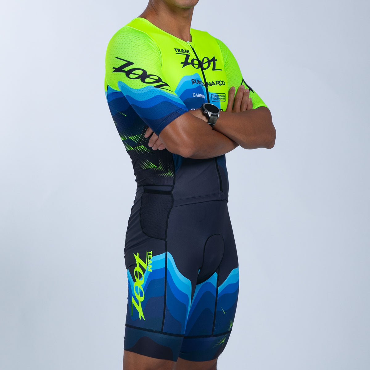 Team Zoot TRI RACESUITS Men's Ltd Tri Aero Fz Racesuit - Team Zoot 2025