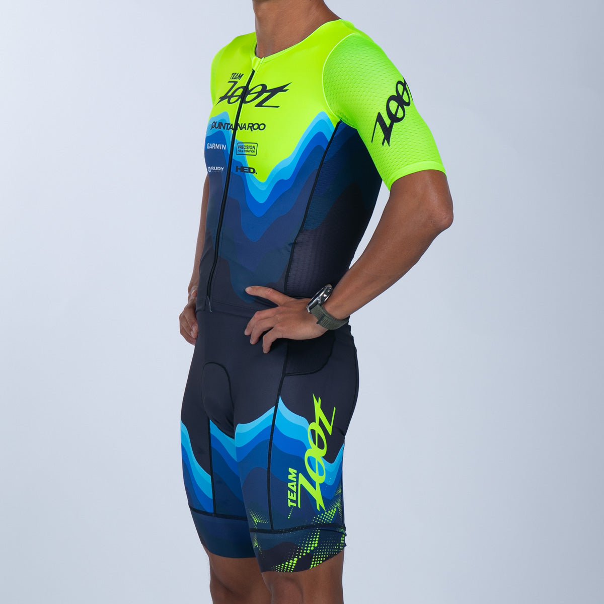 Team Zoot TRI RACESUITS Men's Ltd Tri Aero Fz Racesuit - Team Zoot 2025