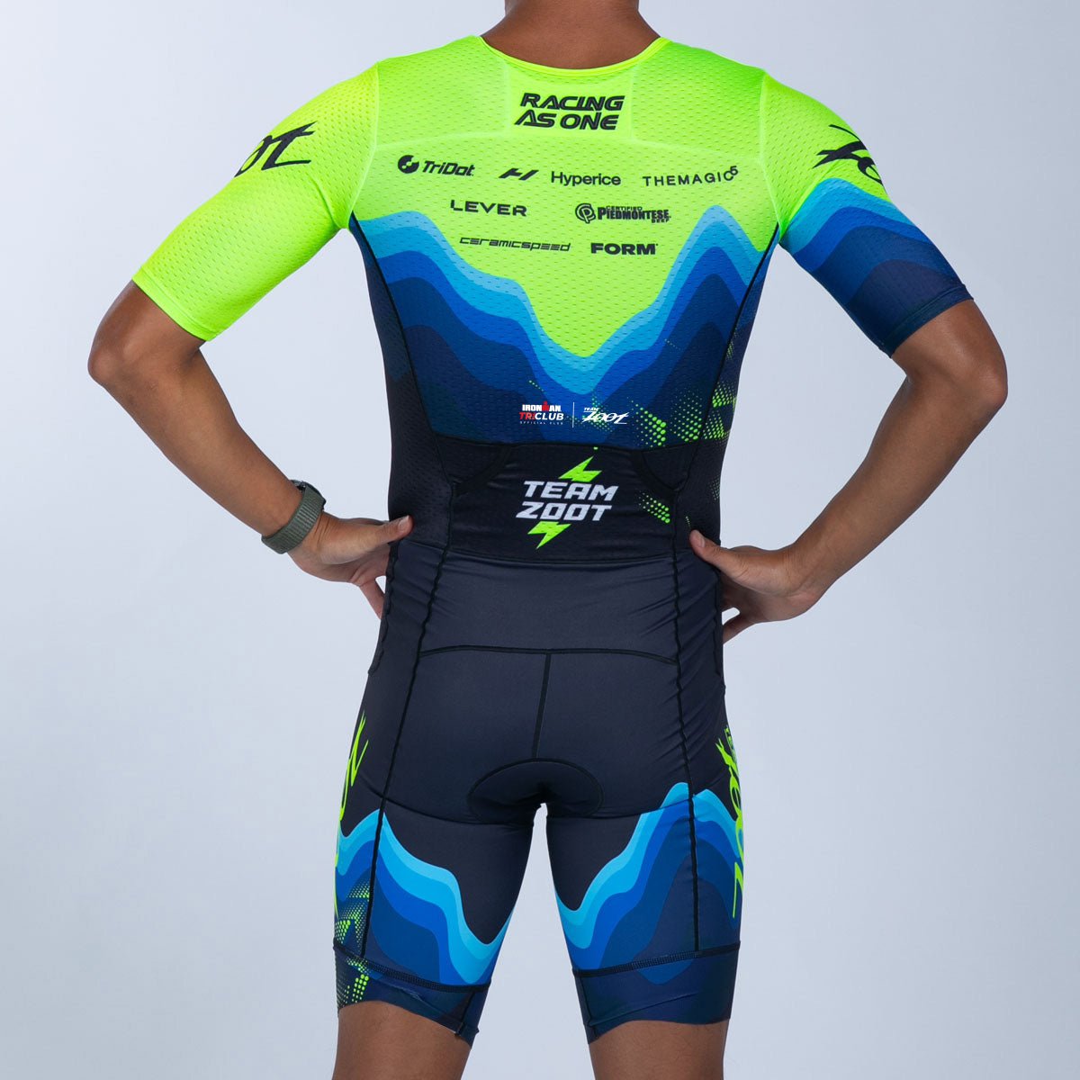 Team Zoot TRI RACESUITS Men's Ltd Tri Aero Fz Racesuit - Team Zoot 2025