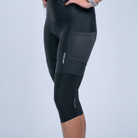 Zoot Sports ACCESSORIES Unisex Elite Cycle Hallocore Thermal Knee Warmers - Jet Black