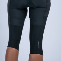 Zoot Sports ACCESSORIES Unisex Elite Cycle Hallocore Thermal Knee Warmers - Jet Black