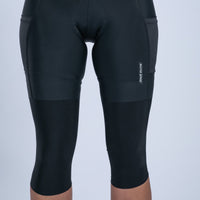 Zoot Sports ACCESSORIES Unisex Elite Cycle Hallocore Thermal Knee Warmers - Jet Black