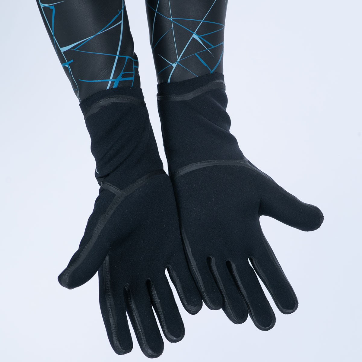 Zoot Sports ACCESSORIES Unisex Neoprene Gloves - Onyx Silver