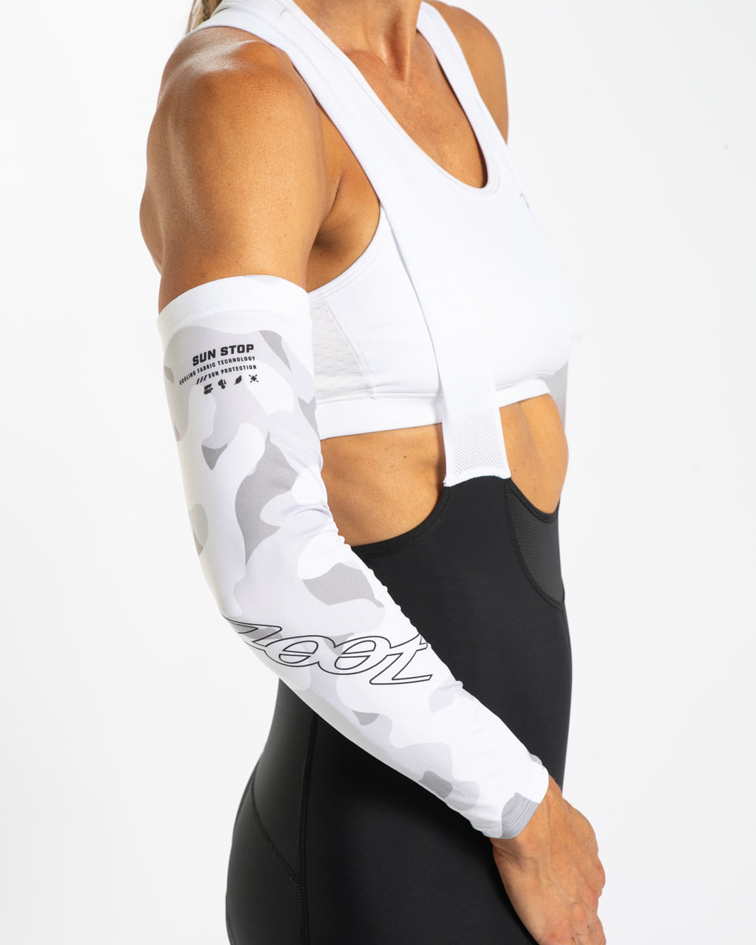 Zoot Sports ARM COOLERS Unisex Ltd Sun Stop Arm Cooler - Snow Camo
