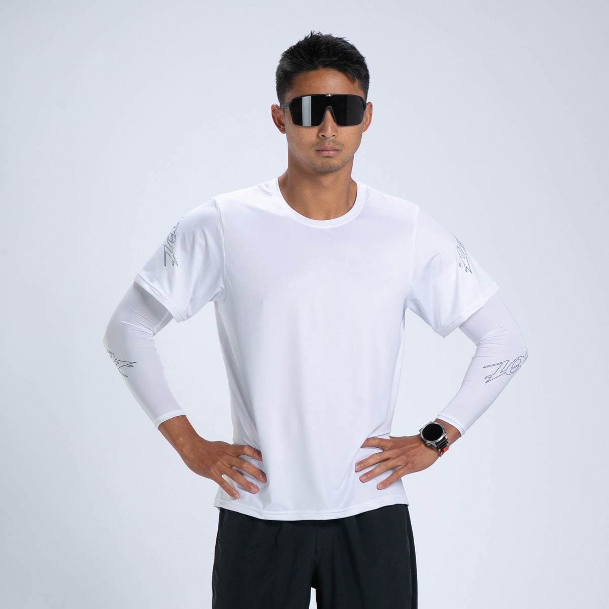 Zoot Sports ARM COOLERS Unisex Ltd Sun Stop Arm Cooler - UPF White