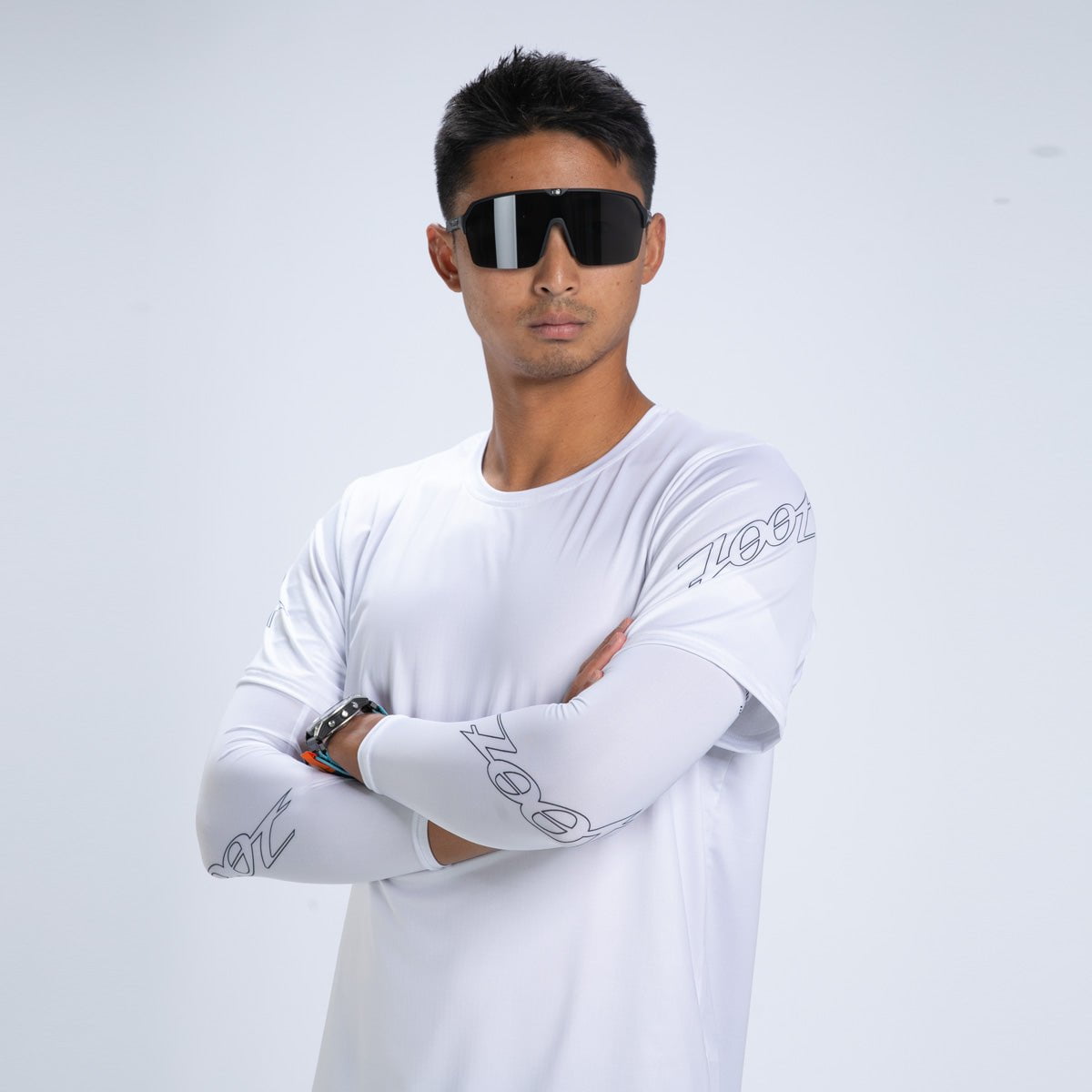 Zoot Sports ARM COOLERS Unisex Ltd Sun Stop Arm Cooler - UPF White