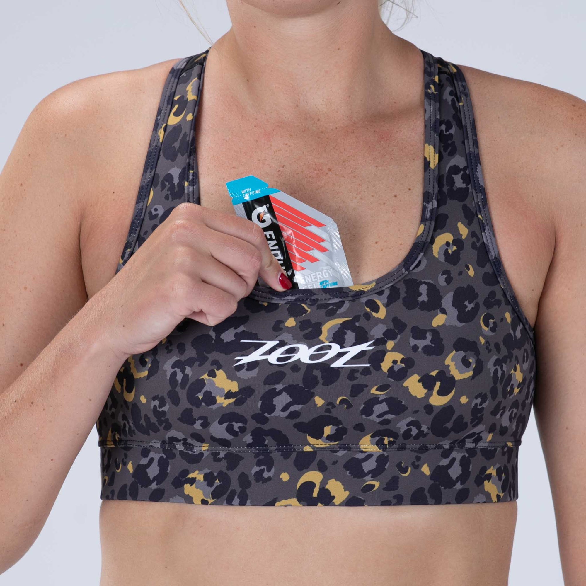 Zoot Sports BRAS Women's Ltd Run Bra - Cheetah