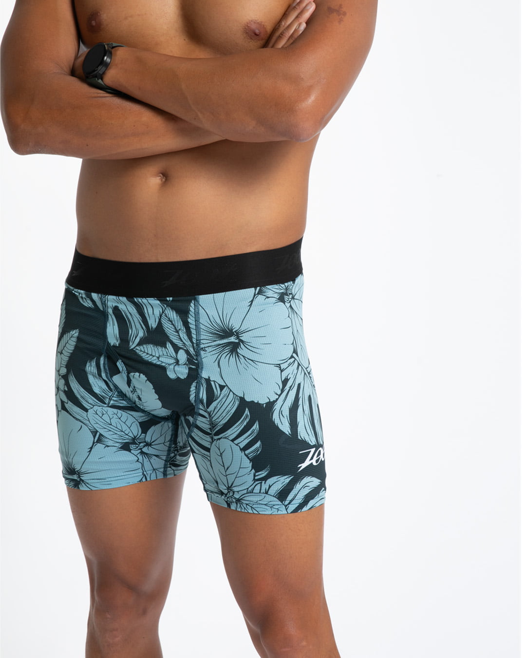 Zoot Sports BRIEFS Men's Ltd Boxer Brief - Blue Hawaii