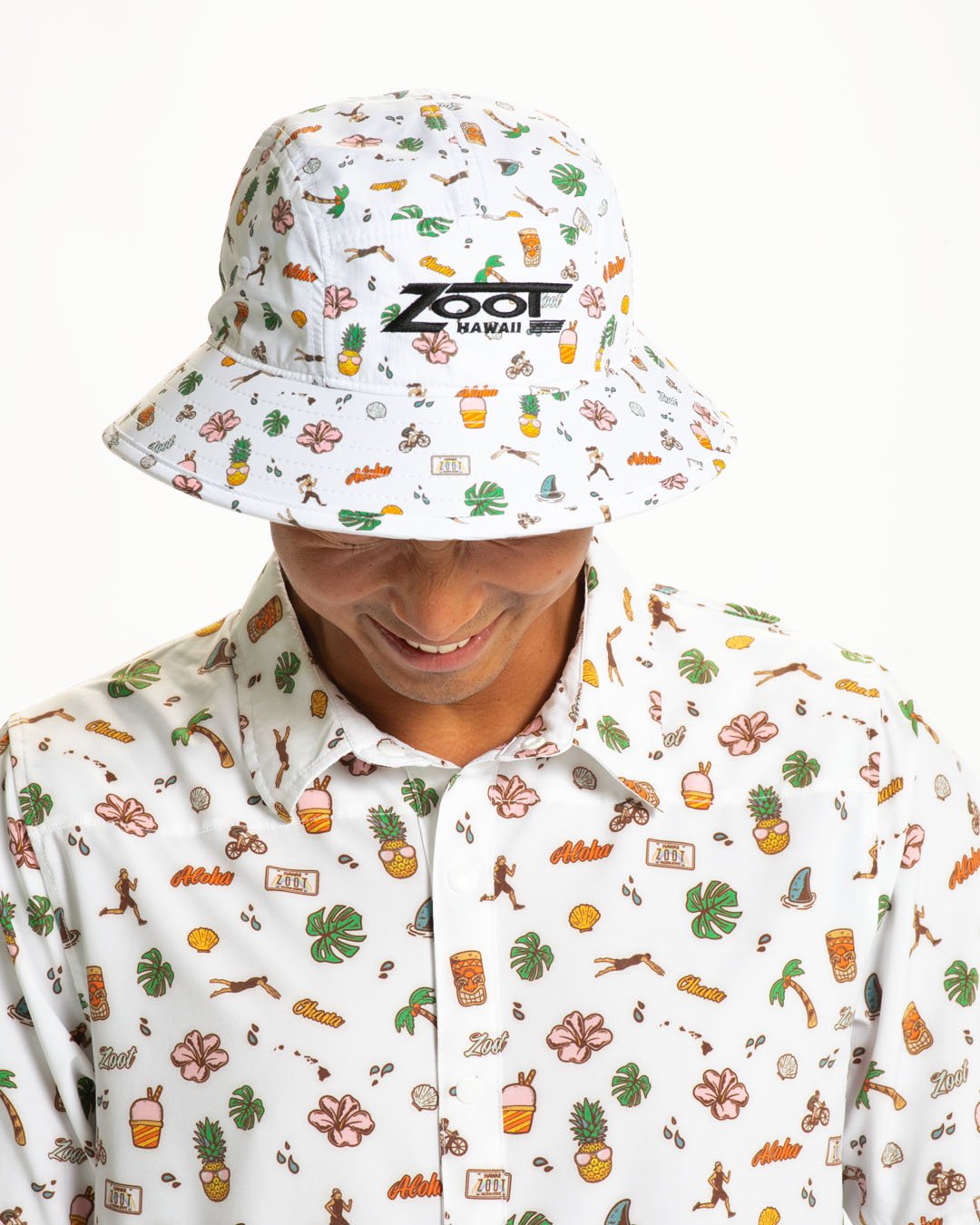 Zoot Sports BUCKET HATS OSFA Unisex Tech Bucket Hat - Kona Icons