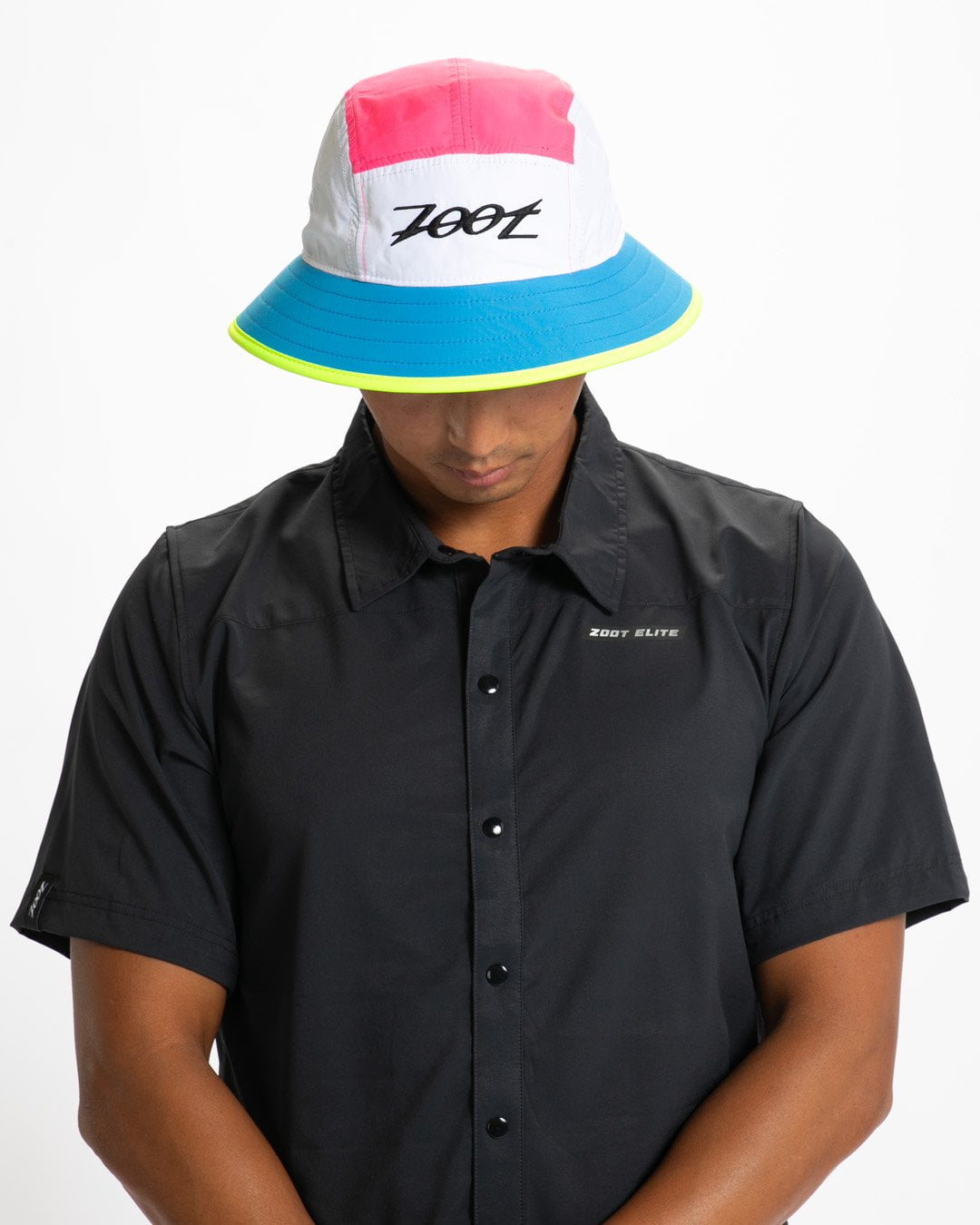 Zoot Sports BUCKET HATS OSFA Unisex Tech Bucket Hat - Neon Block