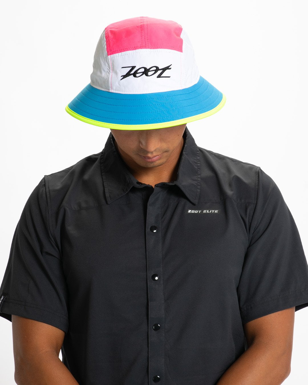 Zoot Sports BUCKET HATS OSFA Unisex Tech Bucket Hat - Neon Block