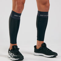 Zoot Sports Calf Sleeves Unisex Elite Aero Calf Sleeves - Jet Black