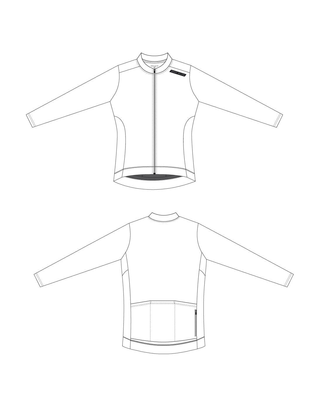 Zoot Sports CUSTOM Custom Men's Elite Cycle LS Aero Jersey