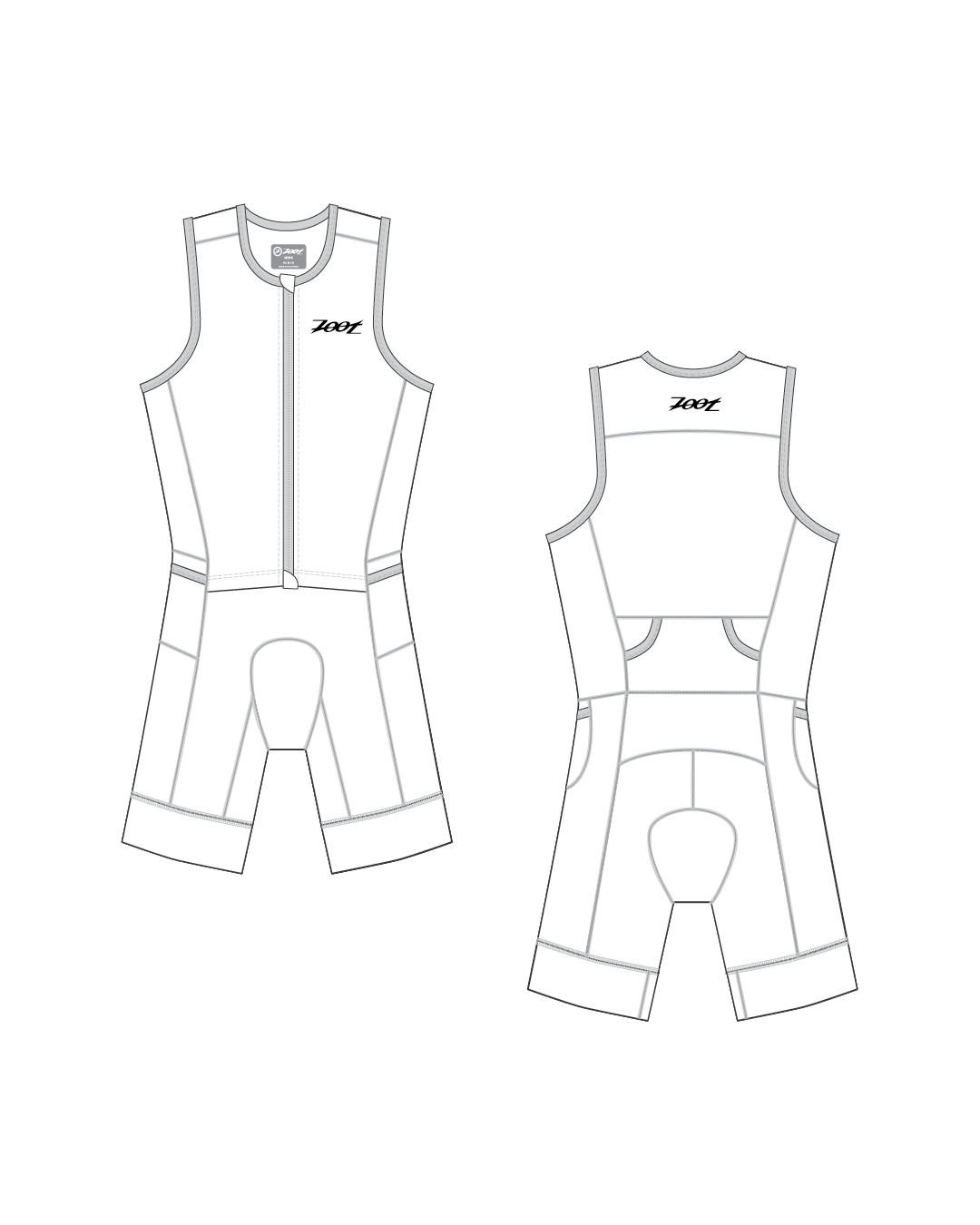 Zoot Sports CUSTOM Custom Men's Tri Sleeveless Racesuit