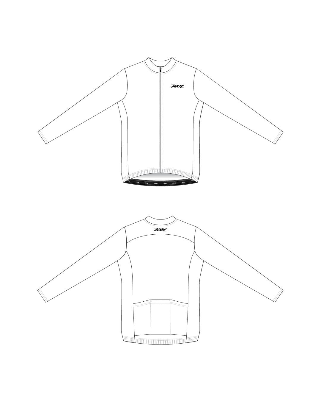 Zoot Sports CUSTOM Custom Women's Cycle Sun Stop LS Jersey