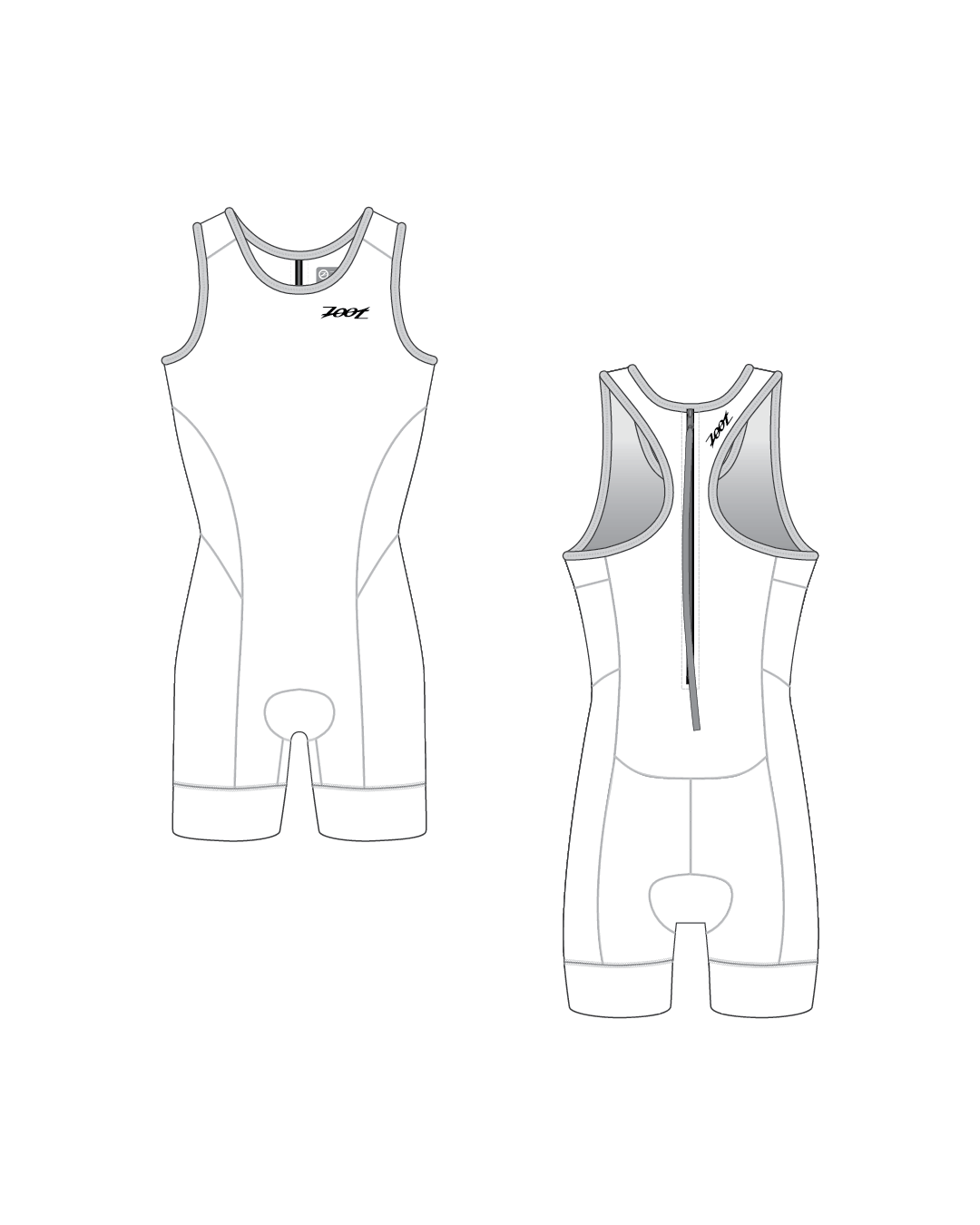 Zoot Sports CUSTOM Custom Women's Sprint Tri Hyperglide BackZip Racesuit