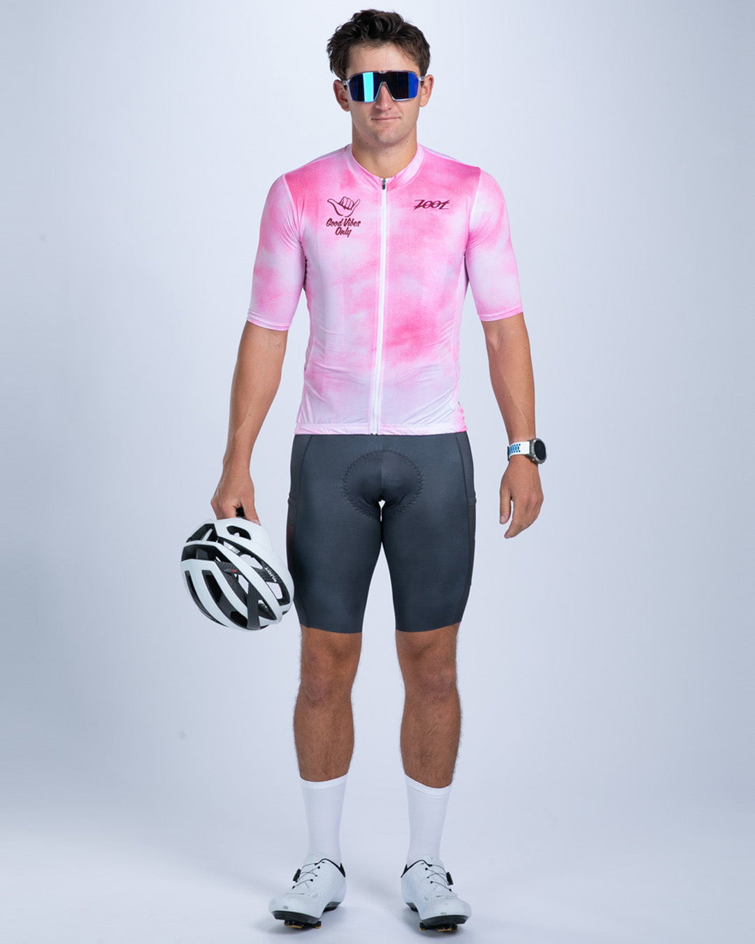 Men's Cycle Seamless Cargo Bib Short - Good Vibes Only – Zoot Sports