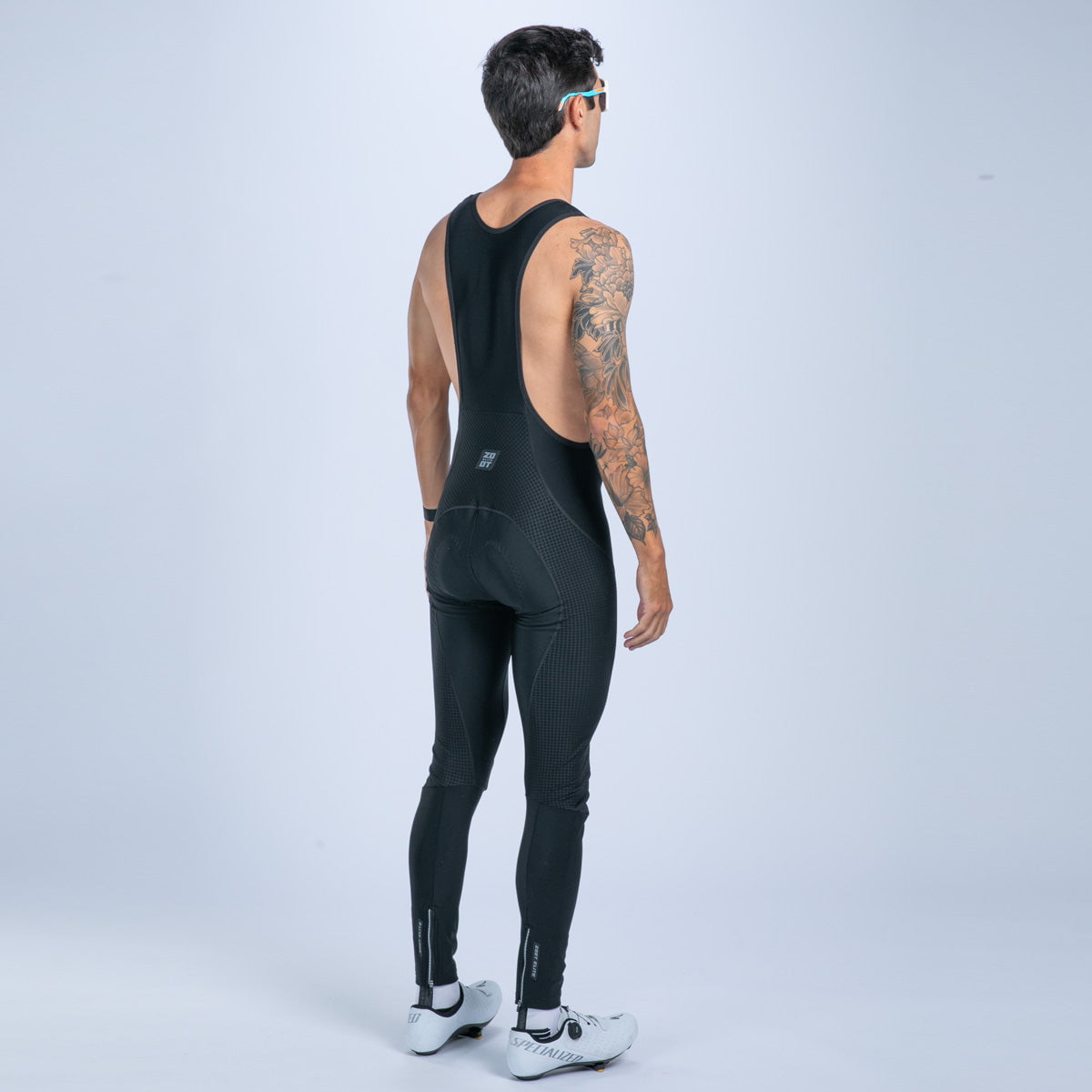 Zoot Sports CYCLE BIBS Men's Elite Cycle Hallocore Thermal Bib Tight - Jet Black