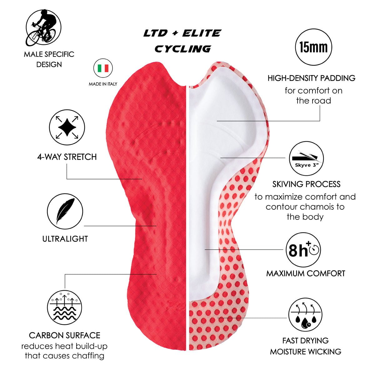 Zoot Sports CYCLE BIBS Men's Ltd Cycle Bib - Costa Del Sol