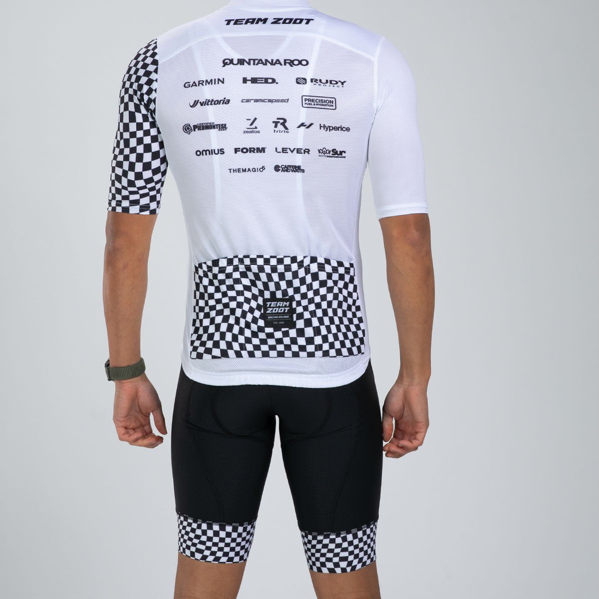 Zoot Sports CYCLE BIBS Men's Ltd Cycle Exos Bib - TZ Summer Series 2024 Checkers