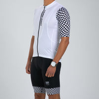 Zoot Sports CYCLE BIBS Men's Ltd Cycle Exos Bib - TZ Summer Series 2024 Checkers