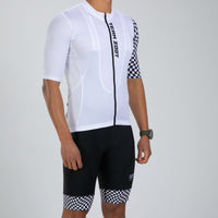 Zoot Sports CYCLE BIBS Men's Ltd Cycle Exos Bib - TZ Summer Series 2024 Checkers