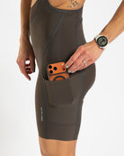 Zoot Sports CYCLE BIBS Women's Elite Cycle Cargo Bib - Mocha