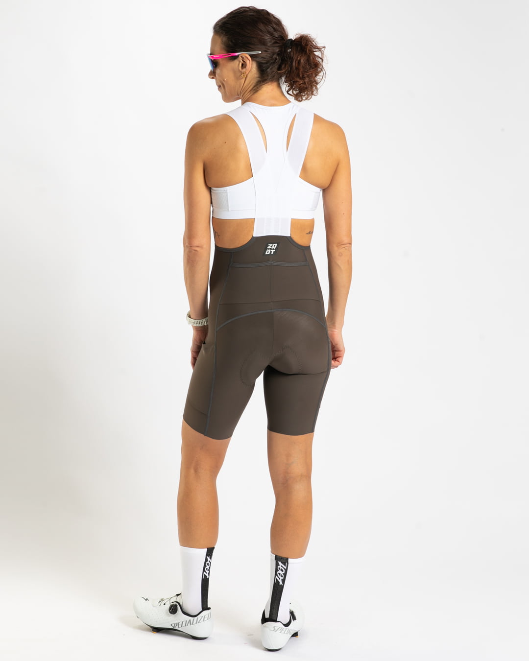 Women's Elite Cycle Cargo Bib - Mocha – Zoot Sports
