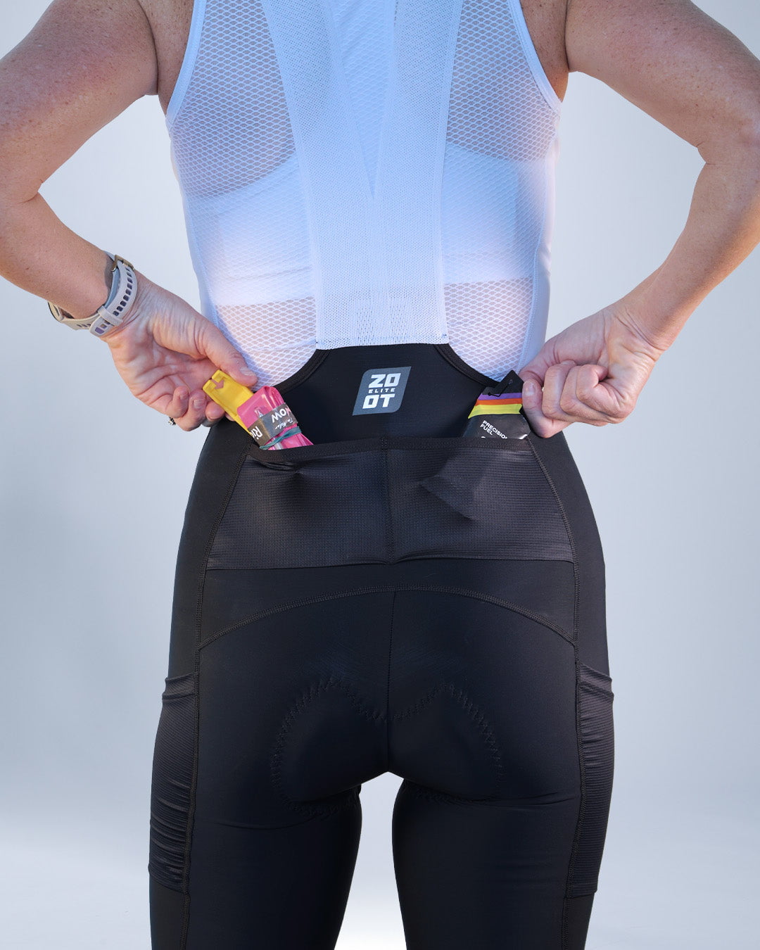 Zoot Sports CYCLE BIBS Women's Elite Cycle Cargo Bib Short - Black