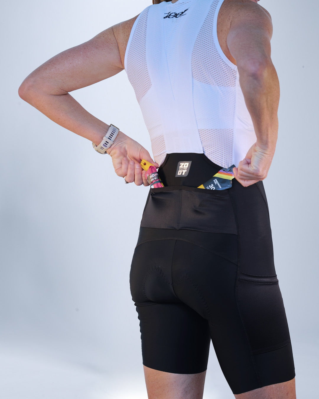 Zoot Sports CYCLE BIBS Women's Elite Cycle Cargo Bib Short - Black
