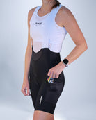 Zoot Sports CYCLE BIBS Women's Elite Cycle Cargo Bib Short - Black