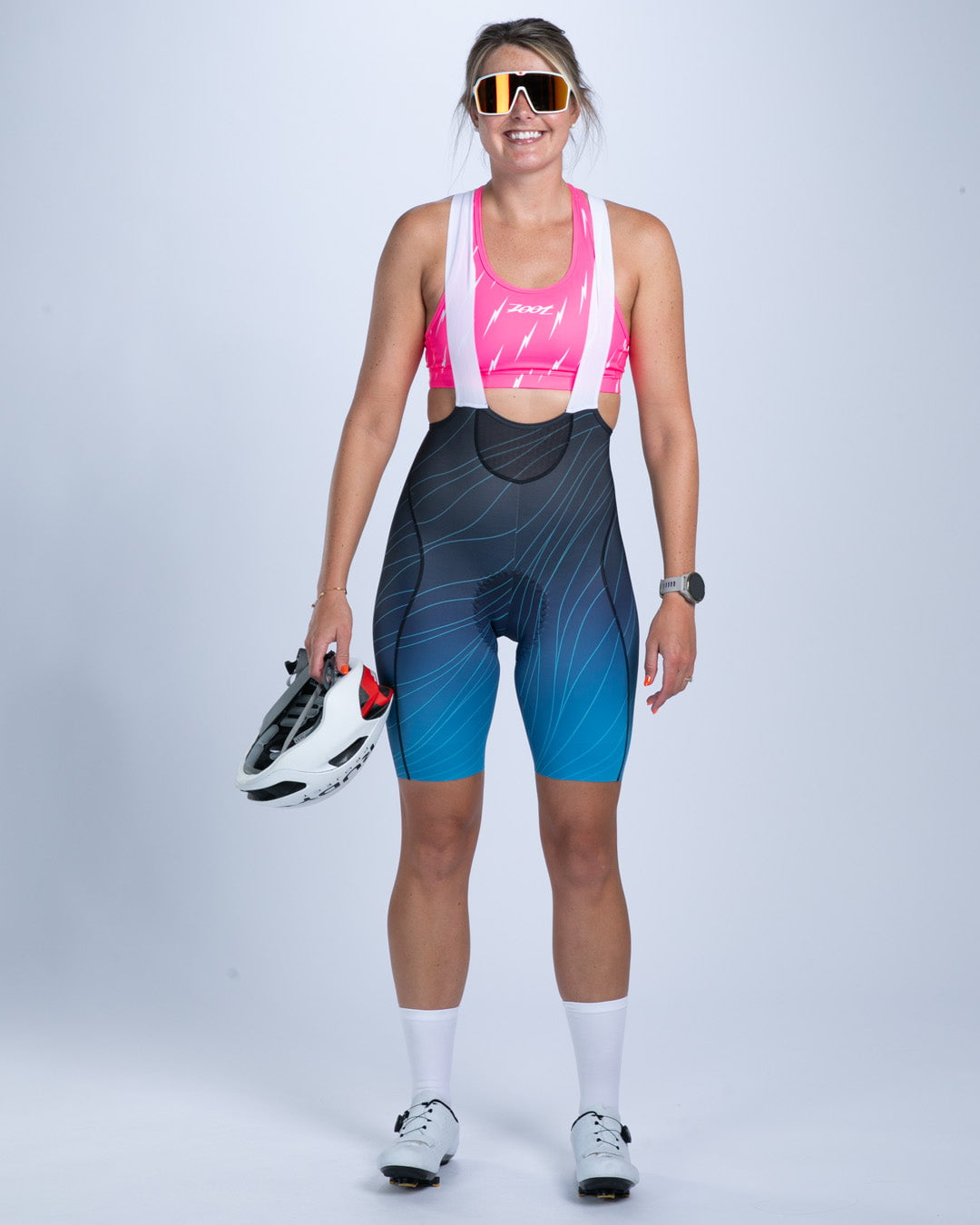 Women's Ltd Cycle Seamless Bib Short - Elements – Zoot Sports