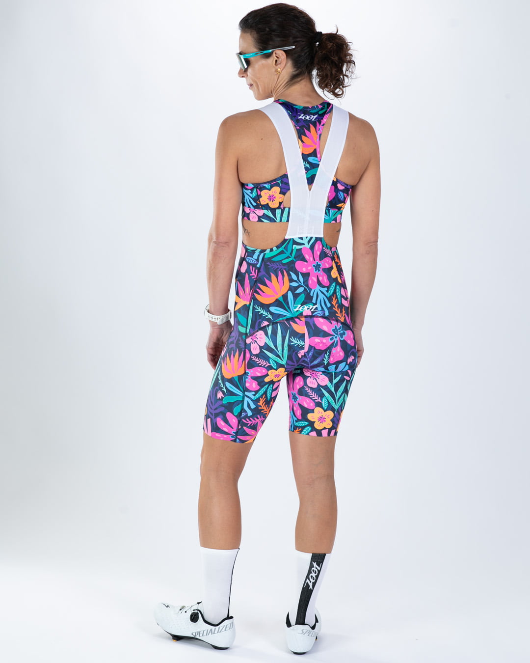 Zoot Sports CYCLE BIBS Women's Ltd Cycle Seamless Bib Short - Florescence